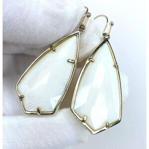KENDRA SCOTT Carole Earrings White